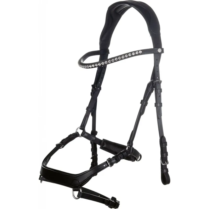 HKM Pro Anatomic Bridle in Black-1